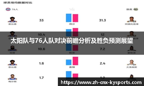 太阳队与76人队对决前瞻分析及胜负预测展望